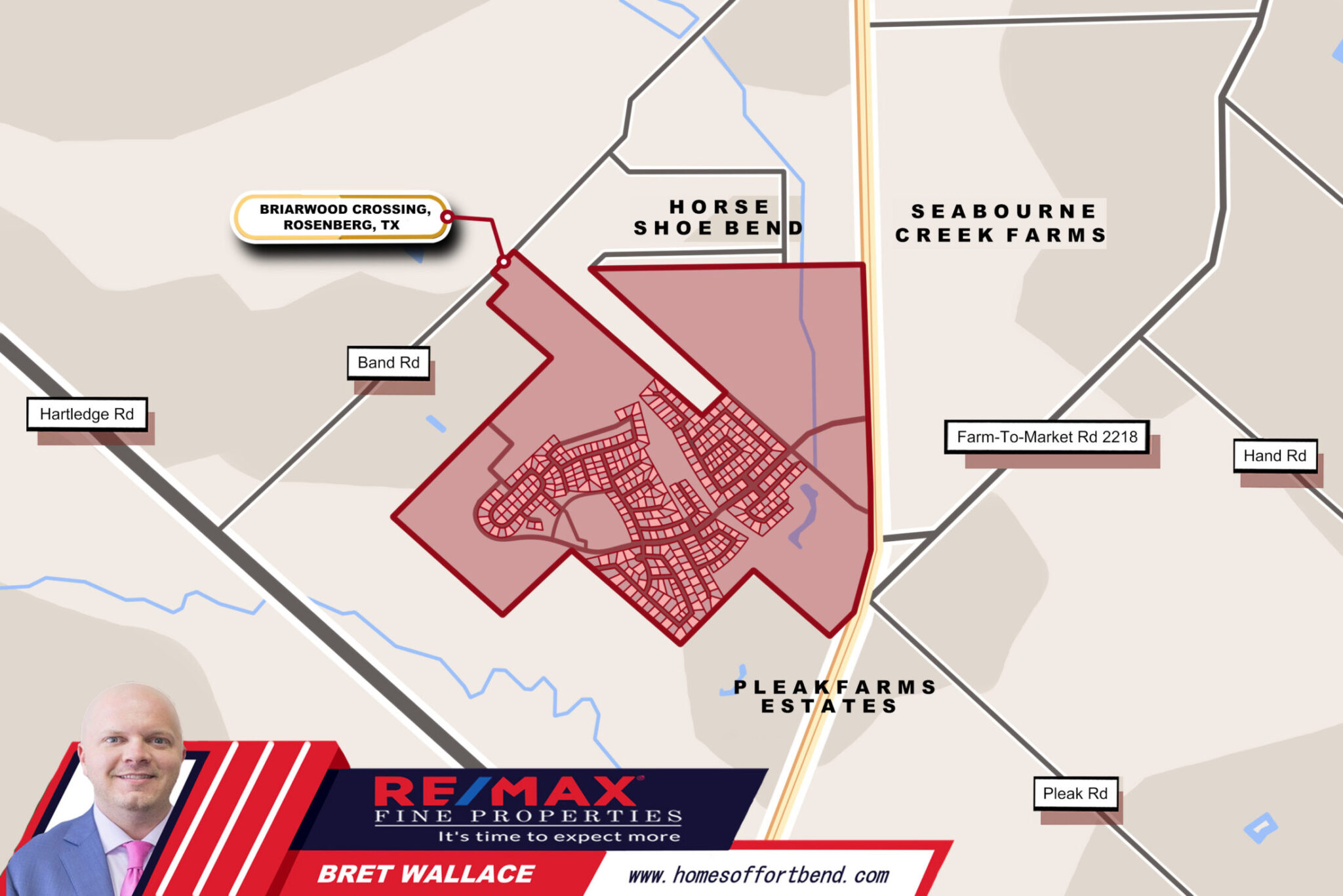 Homes for Sale in Briarwood Crossing, Rosenberg, TX Bret Wallace