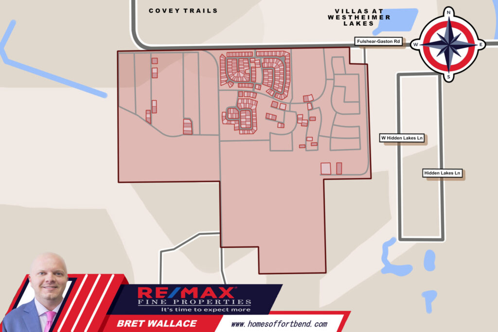 Custom Map Infographics of the Candela, Richmond, TX Community Guide Page