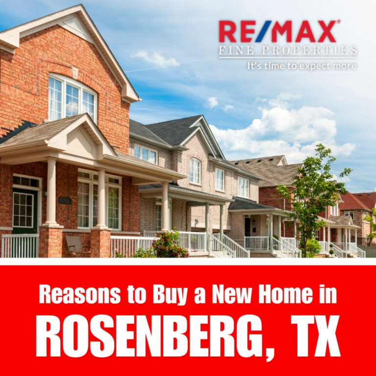 top reasons to buy new homes in rosenberg tx