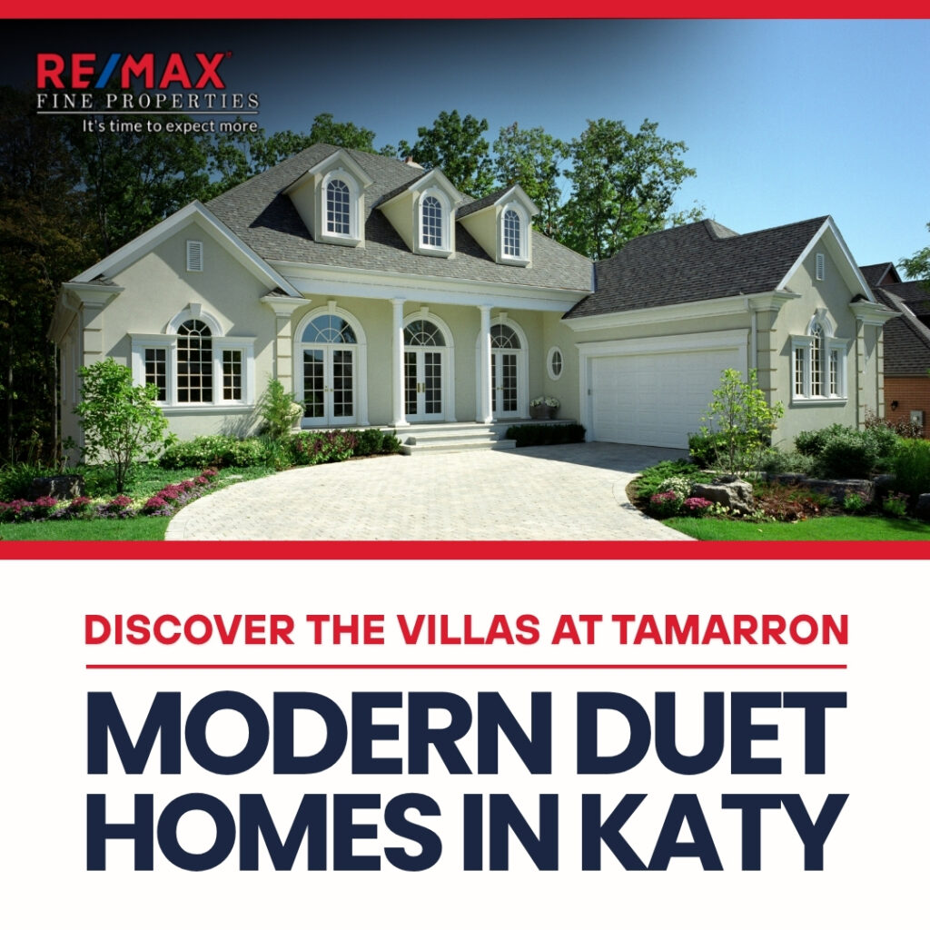 Discover The Villas at Tamarron Modern Duet Homes in Katy