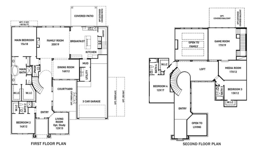 Cross Creek Ranch - Versailles Plan