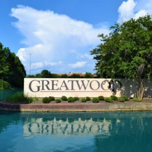 An image of the Greatwood logo in Fort Bend County in Sugar Land, Texas.